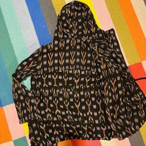 ikat guatemalan fabric jacket